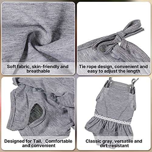 3 Pieces Reusable Female Dog Diapers with Adjustable Suspender Washable Doggy Sanitary Panties Dog Period Diapers Puppy Underwear Jumpsuits for Heat Cycle Female Doggie Pet(L) - size: L