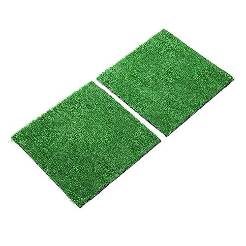 Fydun Fake Grass Pee, Dog Pad Artificial Breathable Soft Washable for Dogs Mat Puppy Trays Reusable Pet Potty Training Indoor Outdoor Ing and Easy to Clean L (S)