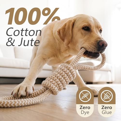 Puppy Chew Toys for Teething, Durable Dog Rope Toys for Small and Medium Dogs, Interactive Chew Rope for Training, M Size - size: Medium