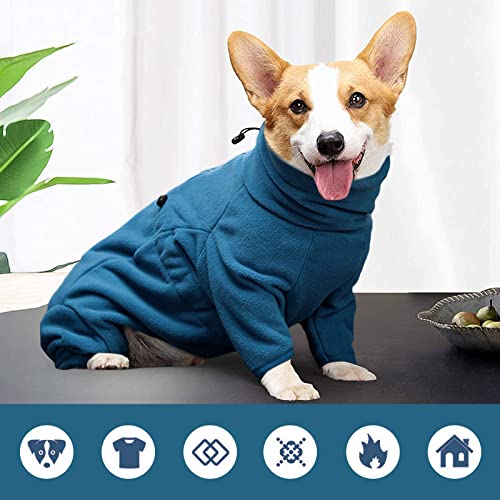 ROZKITCH XS Dog Winter Coat, Pet Windproof Warm Cold Weather Jacket Vest Cozy Jumpsuit Apparel Outfit Clothes for Small Medium Large Dog Walking Sleep XS - color: Turquoise, size: XS