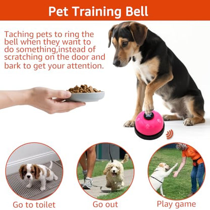 4Pack-Treat Pouch, Clicker for Training, Retractable Target Stick, Whistle for Lure Course, Agility Equipment Tools for Trainer, Cat Toilet Trainer Kit, Accessory for Pet Puppy Kitten Behavior Aids