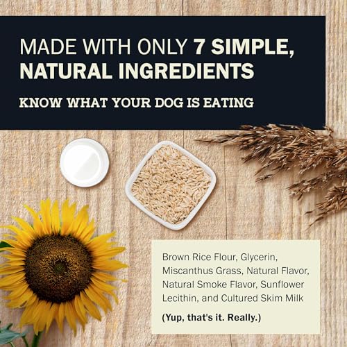 Redbarn Natural Dur-A-Bulls Treats for Dogs - 5 Medium Sticks - Hickory Flavor - Made in USA Long Lasting 100% Digestible No Artificial Ingredients or Plastic - size: 5 Count (Pack of 1), style: Medium Sticks
