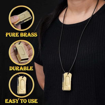 Mythrojan Brass and Steel Pet Training Clicker Puppy Dog Training Cricket Clicker U.S. Engraved WII Military Gear Metal Clicker - style: Clicker (Pack of 1 Pc)