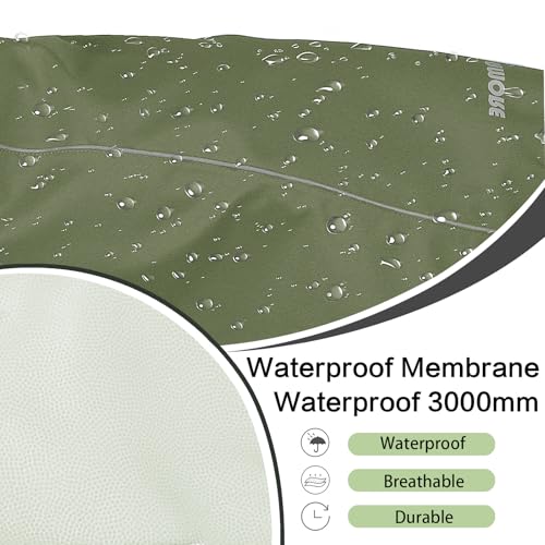 Waterproof Dog Raincoat, Adjustable Lightweight Dog Rain Jacket with Reflective Strip Leash Hole for Small Medium Large Dogs (Green, X-Large(37-55lb)) - color: Green, size: X-Large(37-55lb)