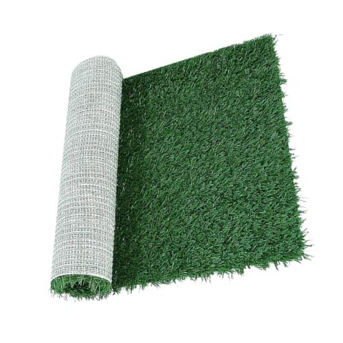 Grass Pee Pads for Dogs - Artificial Puppy Potty Training Mat, Realistic Fake Turf Pad with Drainage System, Portable Pet Ease Area, Indoor Outdoor Sanitation Solution for Home Office Garden - size: Large