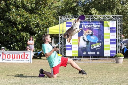 Hyperflite Z-Pup Hyperflex Flexible Dog Flying Disc, Small Dogs | Ultra Flexible, Puncture Resistant | 7.25-inch, 112g | Small Dogs | Purple