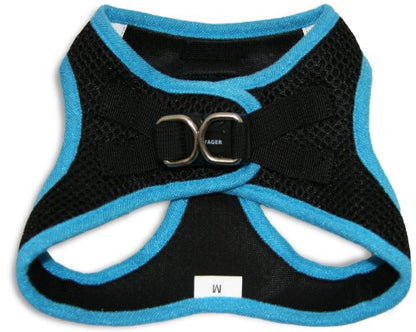 Voyager Step-in Air All Weather Mesh Harness and Reflective Dog 5 ft Leash Combo with Neoprene Handle, for Small, Medium and Large Breed Puppies by Best Pet Supplies - Blue, X-Large - color: Leash Harness Set (Blue), size: XL (Chest: 20.5 - 23")