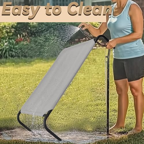 Elevated Dog Bed for Large Dogs, Raised Dog Bed with Breathable Mesh, Non Slip, Easy to Clean, 50.5 Inches, Grey - color: Grey, size: Large