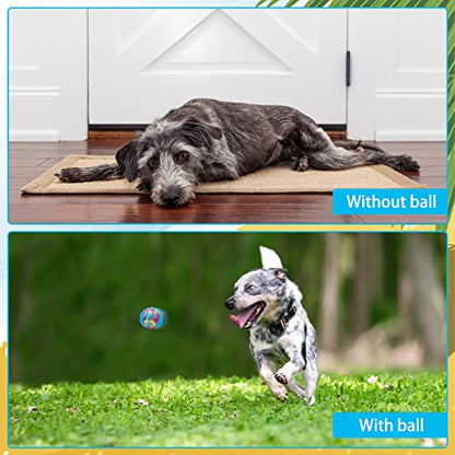 BINGPET Dog Pool Toy Floating Balls, 2 Pcs Dog Water Ball for Summer Swimming Bouncing Ball Pool Toys, Interactive Soft Dog Chew Balls for Small and Medium Dogs - color: Hawaiian