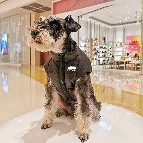 Dog Winter Coat Vest -Windproof Jacket for Small Medium Dogs-Puppy Winter Warm Dog Clothes Apparel for Cold Weather - size: Medium