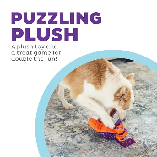 Outward Hound by Nina Ottosson Silly Legz Interactive Plush Dog Puzzle Dog Enrichment Toys, Plush, Floppy, Long, Giraffe, Purple - color: Silly Legz Giraffe
