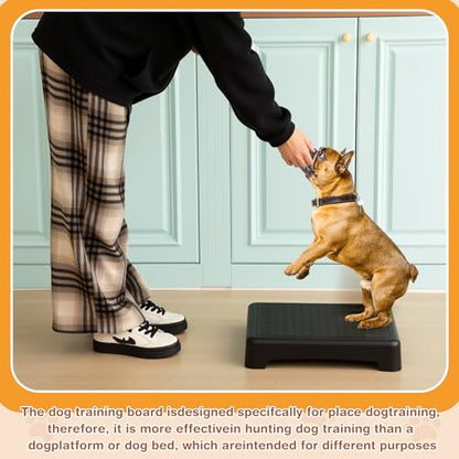 1 Pcs Dog Training Platform Dog Place Board with Non-Skid Surface, Portable Agility Platform Puppy Training Equipment Suitable for Small Puppy