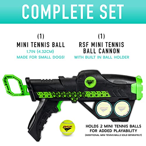 Franklin Pet Supply Co. Mini Tennis Ball Launcher for Dogs - Dog Mini Tennis Ball Thrower Cannon for Fetch + Active Play - Perfect Toy for Small Breeds
