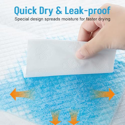 Dog Pee Pads 50 Count, 28'' x 34'' Puppy Pads with Leak-Proof Quick-Dry Design, Pet Training Pads for Potty Training Strong Absorbency