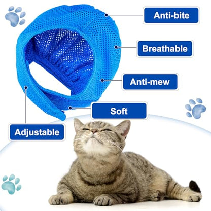 9 Pcs Cat Bathing Bag Set Cat Shower Bag Anti Bite and Scratch for Pet Grooming Washing Brush Comb Muzzle Nail Clipper Nail File Tick Tool (Navy Blue) - color: Navy Blue