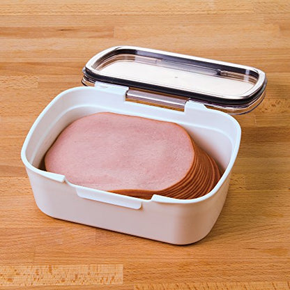 ProKeeper 4-Piece Deli Container Set – Airtight, BPA-Free Food Storage with Freshness Lock, Ideal for Deli Meats, Cheese, and Produce - color: Variety Pack