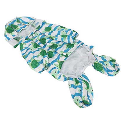 Breathable Dog Raincoat with Reflective Trim and Hood Lightweight Quick Clip Design for Small to Extra Large Breeds