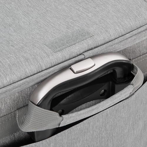 Double-Compartment Pet Rolling Carrier with Wheels, 13.78 * 10.24 * 24.01 in Ajustable Pet Carrier, 22.05 lbs Bearing Collapsible Pet Trolley Bag for Cats, Dogs, Pet Ferrets, Rabbits (Grey) - color: Grey