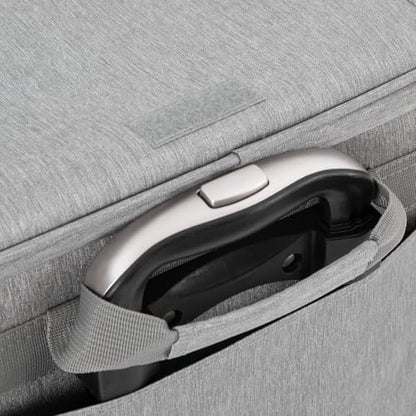 Double-Compartment Pet Rolling Carrier with Wheels, 13.78 * 10.24 * 24.01 in Ajustable Pet Carrier, 22.05 lbs Bearing Collapsible Pet Trolley Bag for Cats, Dogs, Pet Ferrets, Rabbits (Grey) - color: Grey