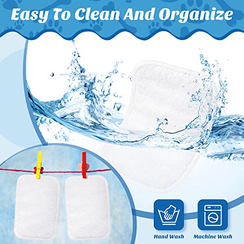 20 Pieces Dog Diaper Pads Washable Reusable Replaceable Diapers Liner Pads for Small Medium Dog (Female, Small) - size: Small