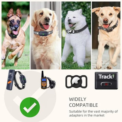 Collar Replacement Strap, Reflective Replacement Nylon Collar Strap Dog GPS Training Bark Receiver Collars, Durable Adjustable E Collar Straps for Small Medium Large Dogs, 2 Pack - color: Black and black dot