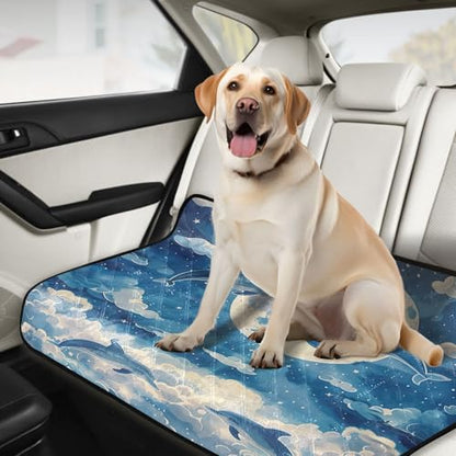 Qilmy Dolphin Pet Mat, Waterproof Reusable Dog Training Pad Anti-Slip Pet Creat Pad for Small Medium Large Dogs and Cats - size: Smallx3