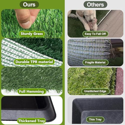 LITA Indoor Dog Litter Box for Pet Training, Potty System (20x25) - size: 20x25