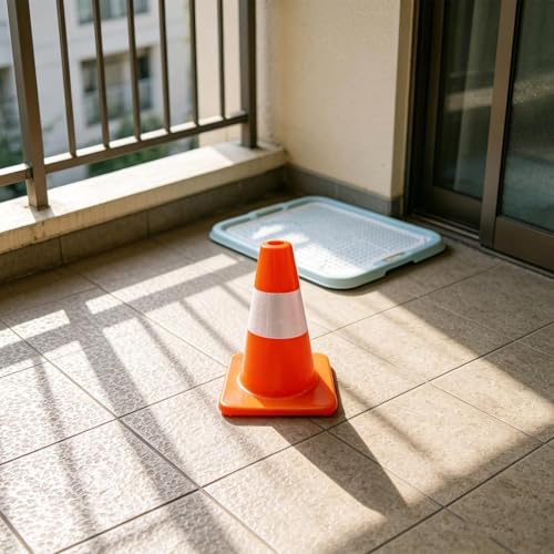 Dog Potty Training Pole | Stable Column Habits Trainer | Male Dog Marking Training Post,for Small Medium Large Breeds Apartment Dwellers Beginners - color: Red