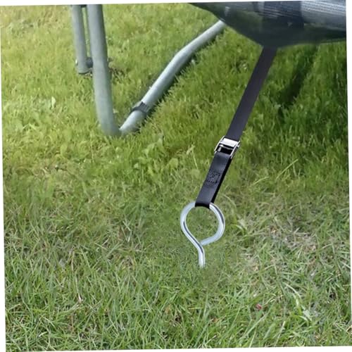 Toddmomy 6pcs Heavy Duty Spiral Dog Tie Out Stake Sturdy Ground Anchor for Dogs Portable Lawn Stake Stable Performance for Outdoor Use Grass