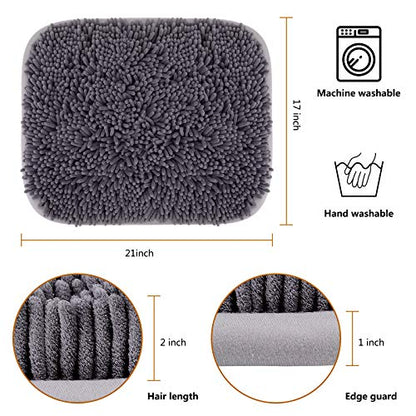 Rundik Snuffle Mat for Dogs, 17'' x 21'' Dog Sniffing Interactive Feeding Game Boredom, Puzzle Toys Encourages Natural Foraging Skills and Stress Relief Small/Medium/Large Dogs - size: 17'' x 21''