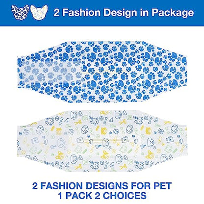 Dono Dog Diapers Male Disposable Male Dog Wraps 60ct Doggie Diapers Wetness Indicator Leak-Proof Dog Belly Wraps, Rapid-Dry Gel Technology Puppy Diapers for Excitable Urination Incontinence, Medium - size: Medium