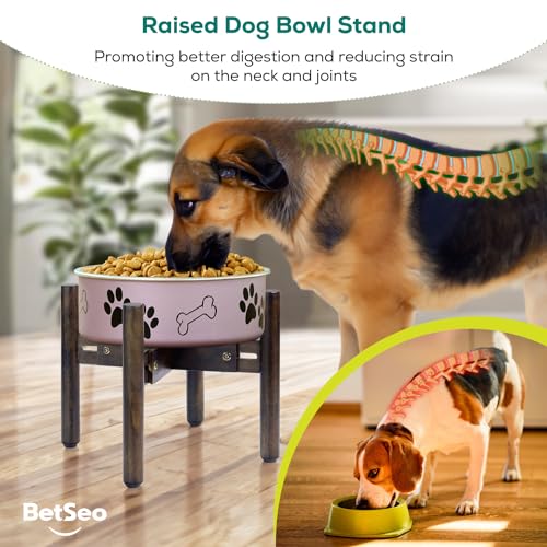 Dog Bowl Stand for Water/Food - Adjust with Lock - Dog Water Fountain Holder, Elevates Pet Food and Water Feeder Bowls (Bowl not Included) (1Pack - (Height 10.3in, Width 8-11.2in)) - color: 1Pack - (Height 10.3in, Width 8-11.2in)