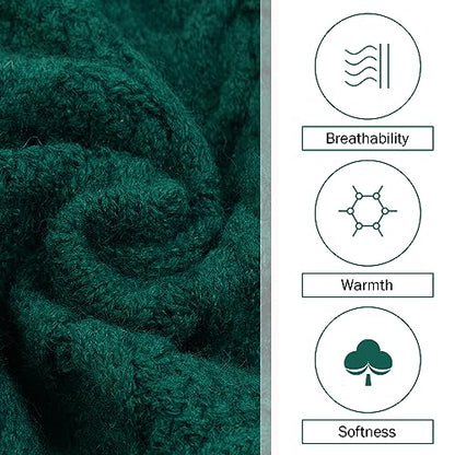 QBLEEV Small Dog Sweaters for Girls - Warm Winter & Fall Dog Sweaters with Soft Material, Turtleneck & Vest Options, Female XS - color: Green, size: X-Small