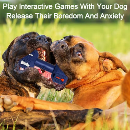 Dog Chew Toys for Aggressive Chewers,Food Grade Non-Toxic Dental Pet Toy,Tough Durable Indestructible Dog Toys for XSmall Dogs.Blue（5IB-8IB） - color: Small 4.3IN Blue