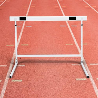 Seenelling Adjustable Height Hurdles from 27 to 42 Inch Foldable Track and Field Equipment Jumping Speed and Agility Training Hurdle for Track Soccer Athletic Basketball Courses Drills