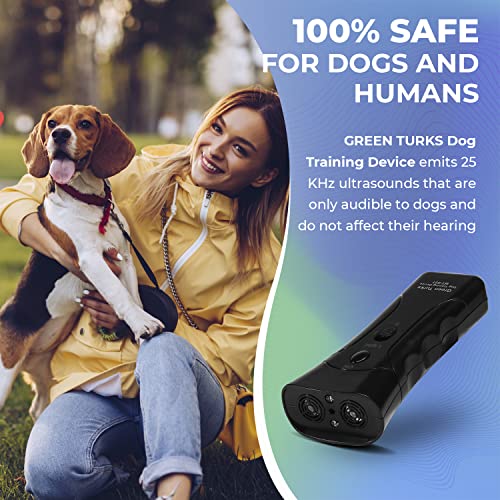 Ultrasonic Dog Trainer – PetGentle Training Device for Dogs, Barking Deterrent & Dog Repeller, Stop Barking & Correct Bad Behavior, Humane Alternative to Shock Collars, Indoor & Outdoor Use
