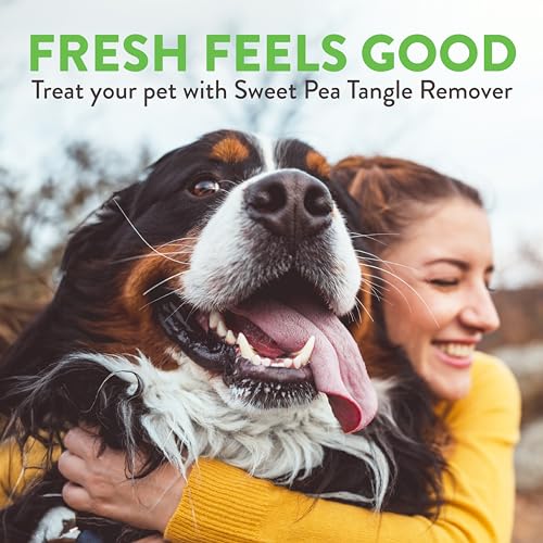 TropiClean Sweet Pea Cat & Dog Detangler Spray Dematting | Dog Conditioner Spray Derived from Natural Ingredients | Made in the USA | 1 Gallon - size: 1 Gallon