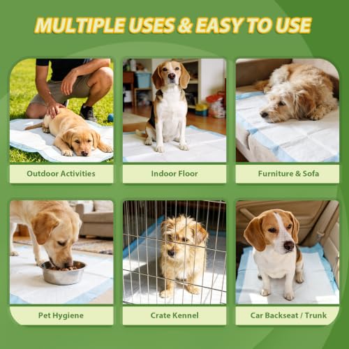 DEEP DEAR XLarge Dog Pads 28"x34", 40 Count Puppy Pads for Potty Training, Heavy Duty Pee Pads for Dogs, Dog Potty Pads for Pups, Kittens, Rabbits, Quick Drying & No Leaking Pet Pads for Housetraining - size: XLarge: 28"x34" - 40 Count