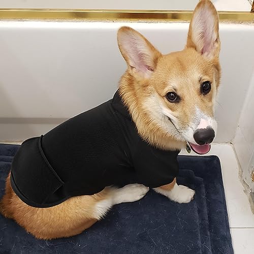 Idepet Pet Dog Hoodies Dog Clothes for Small Dogs Vest Chihuahua Clothes Warm Coat Jacket Autumn Puppy Outfits Cats Dogs Clothing(S,Black) - color: Black, size: Small