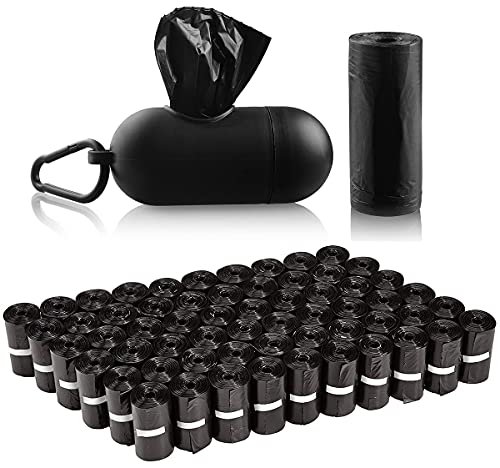 Pets First Poop Bag Dispenser with D Ring to attach leash and keys with 900 Premium Bags - color: I'm not a sports fan, size: 60 Rolls = 900 Bags - Most Popular!