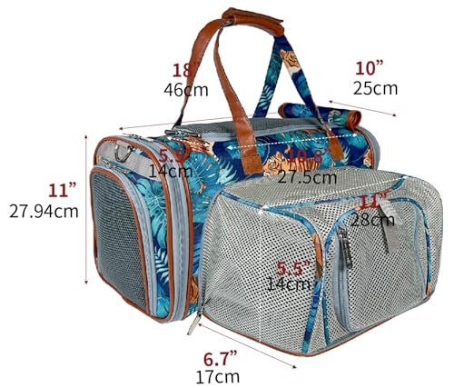 Mr. Peanut’s Gold Series Standard Size Expandable Pet Carrier (El Tigre) - color: El Tigre