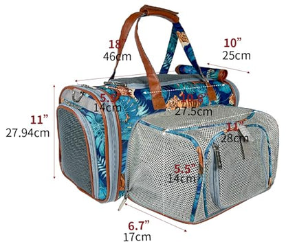 Mr. Peanut’s Gold Series Standard Size Expandable Pet Carrier (El Tigre) - color: El Tigre