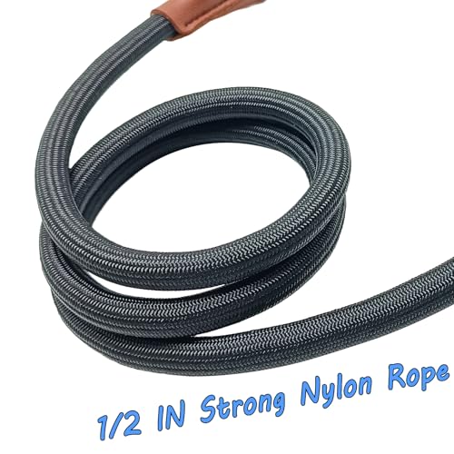 MayPaw Training Tie Down- Short Dog Tether Indoor- Strong Rope Dog Car Leash Seat Belt- 5 Sizes Vehicle Safety Restraint Lead for Small Medium Large Dogs (19.6 Inch) - size: 19.6 Inch/50 CM