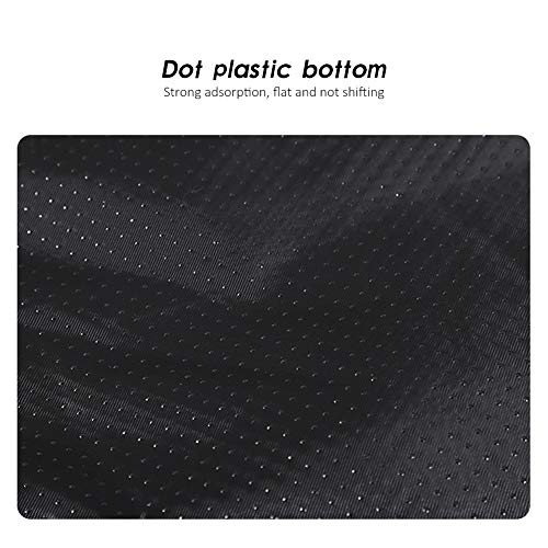 24 Inch Plush Dog Bed Mat Warm Fluffy Round Puppy Crate Pad with Anti-Slip Waterproof Bottom Soft Comfy Pet Kennel Mat for Small and Medium Dogs Sleeping(Dark Coffee) - color: Dark Coffee, size: 24 Inch