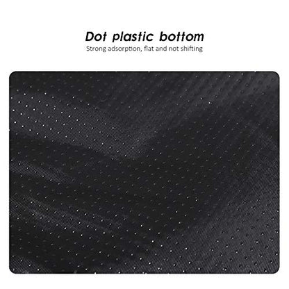 31 Inch Plush Dog Bed Mat Warm Fluffy Round Puppy Crate Pad with Anti-Slip Waterproof Bottom Soft Comfy Pet Kennel Mat for Small and Medium Dogs Sleeping(Claret) - color: Claret, size: 31 Inch