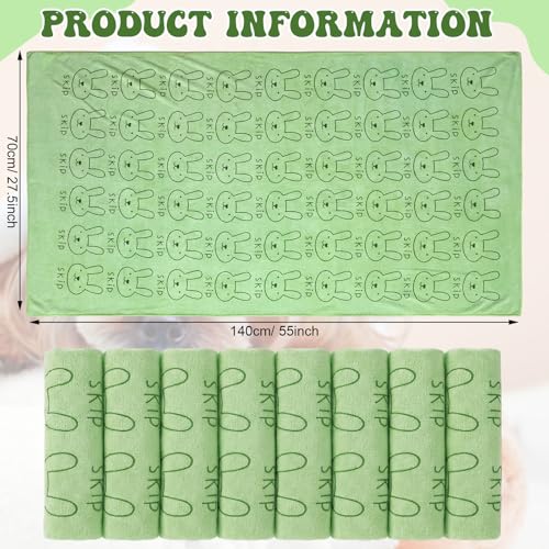 Peryiter 8 Pcs Dog Drying Towels Bulk 55'' x 28'' Pet Grooming Absorbent Microfiber Dog Bath Towels Quick Drying Puppy Bathing Towel for Small Medium Large Cats Pets Bathing Grooming (Green) - color: Green