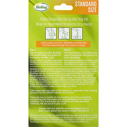 BioBag, Pet Waste Bags, 50 Count (Pack of 4) - size: 50 Count (Pack of 4)