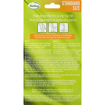 BioBag, Pet Waste Bags, 50 Count (Pack of 4) - size: 50 Count (Pack of 4)