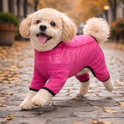 Pet Life ® Aura-Vent Lightweight 4-Season Stretch and Quick-Dry Performance Full Body Dog Coat Pet Jacket - color: Pink, size: Small