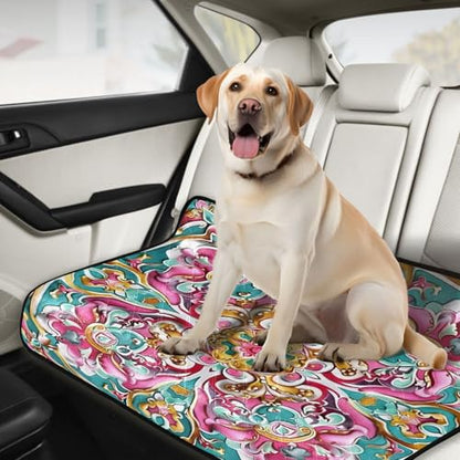 Qilmy Mandala Pet Mat, Waterproof Reusable Dog Training Pad Anti-Slip Pet Creat Pad for Small Medium Large Dogs and Cats - size: Smallx3